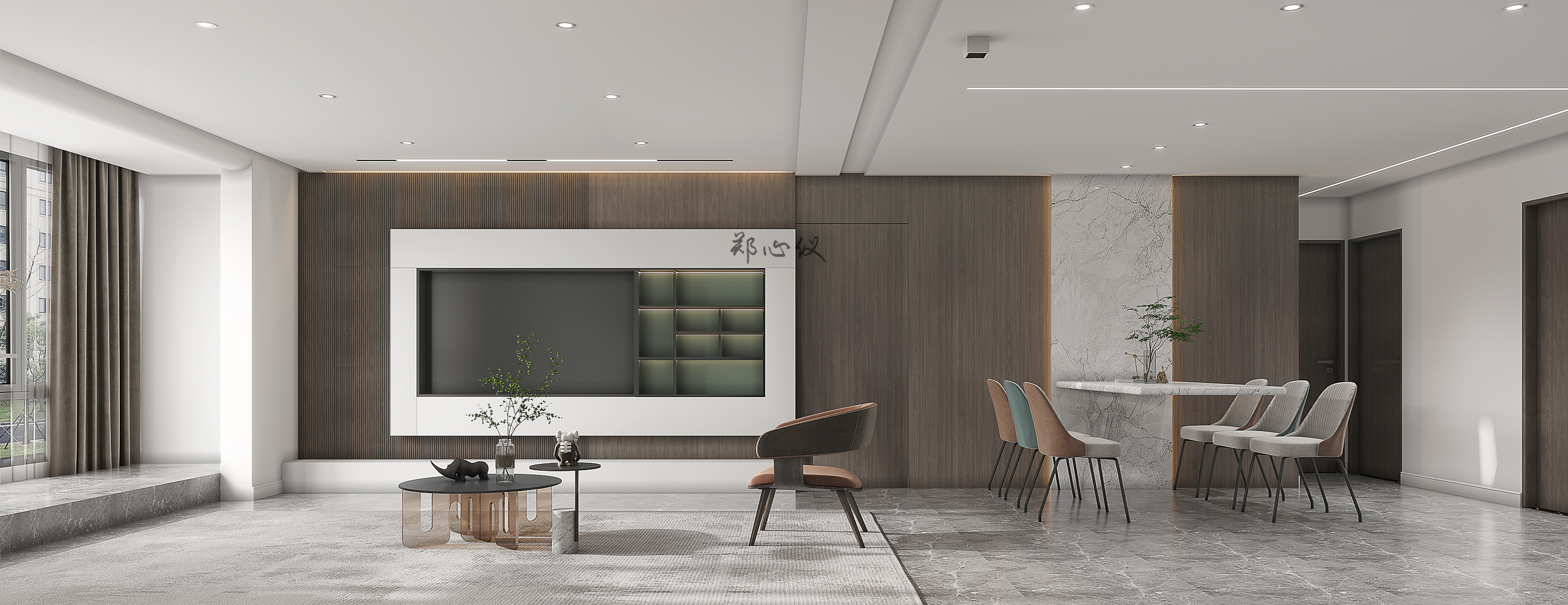 现代简约平层设计-6