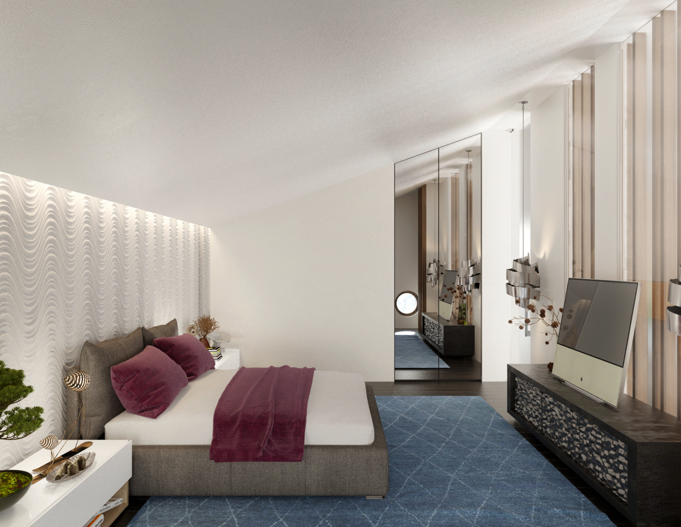 The interiors of the country residence of 1000 m  in Tbilisi Alexandra Fedorova-4