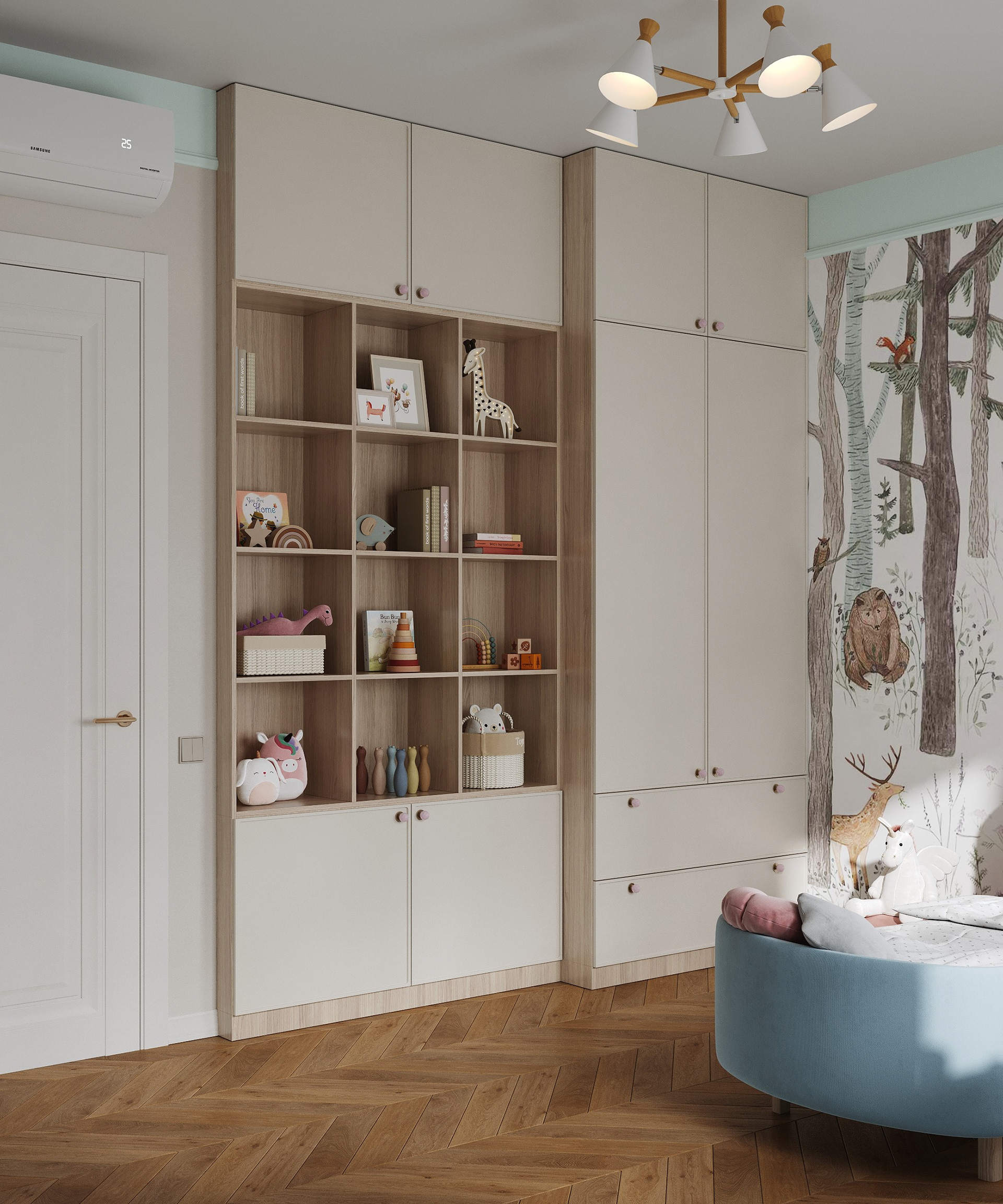 带南方风格的公寓设计丨俄罗斯莫斯科-32