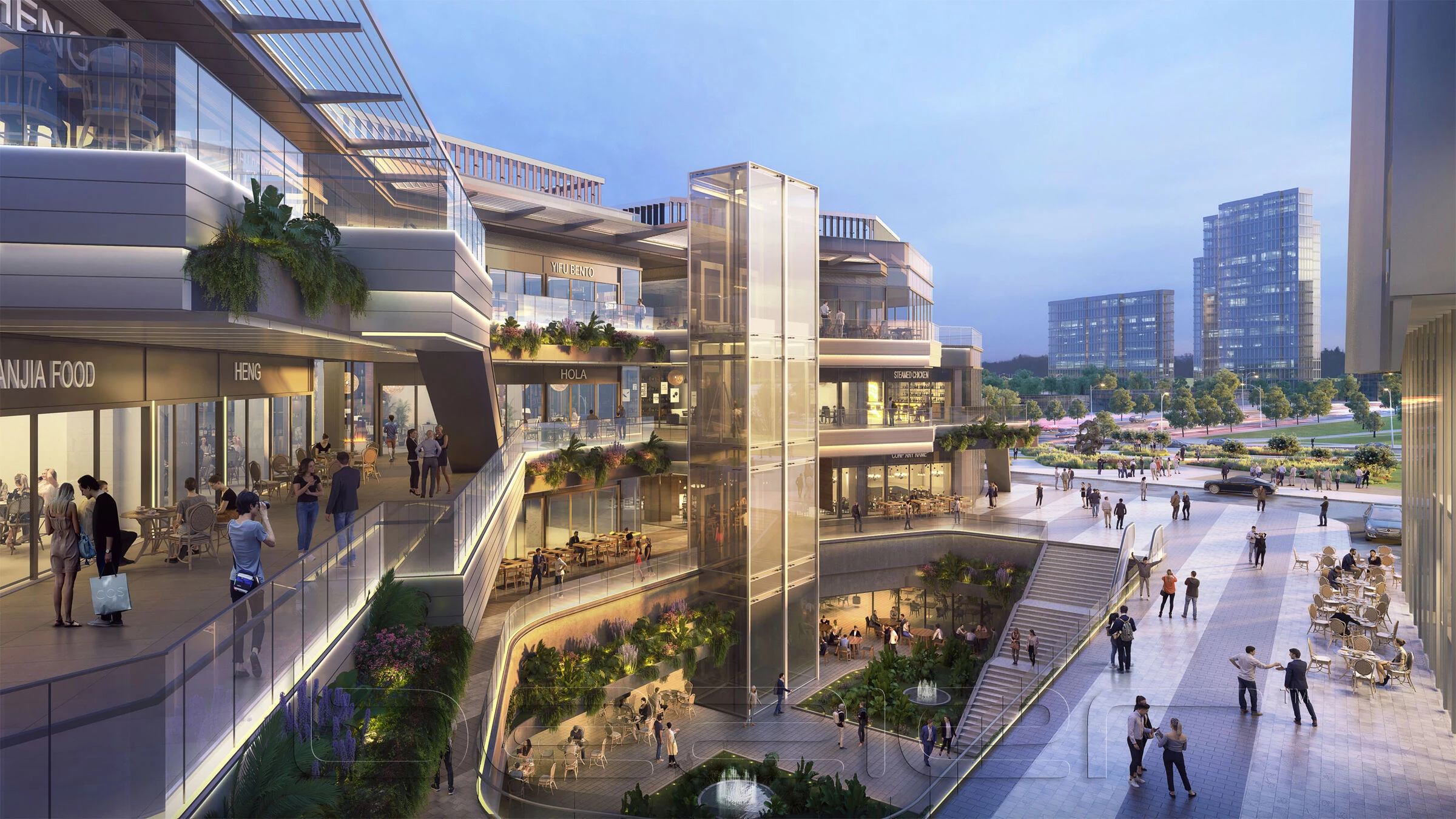 成都天府新区总部基地 4 号楼丨中国成都丨Aedas-9