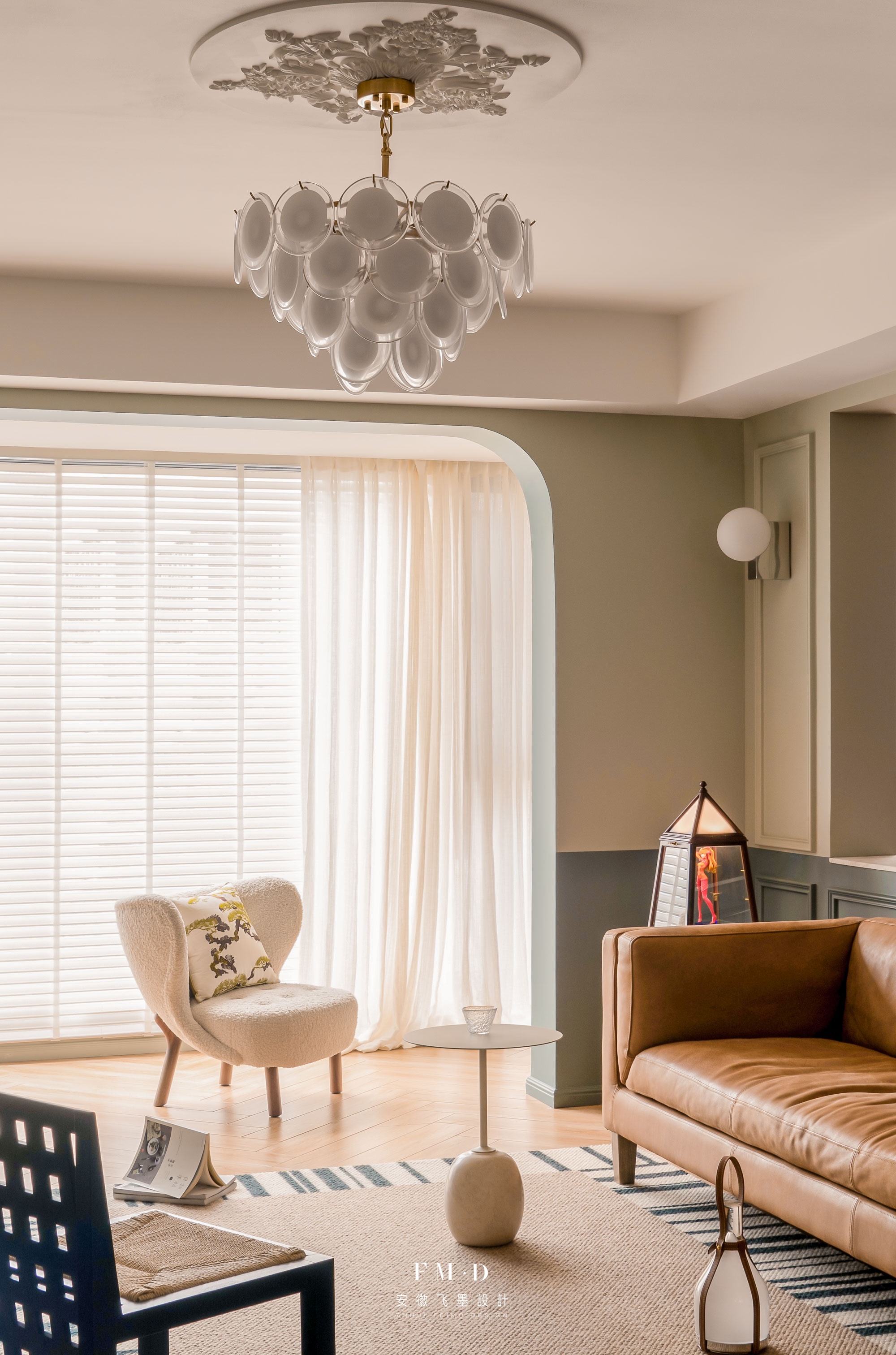 《盛夏》复古北欧风家居设计丨中国合肥丨安徽飞墨设计-22