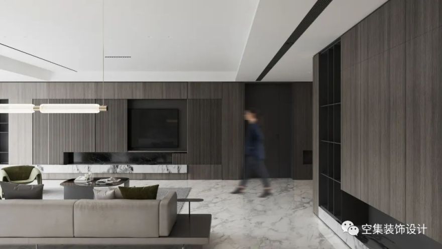 现代风格打造 260m²大平层丨空集设计-18