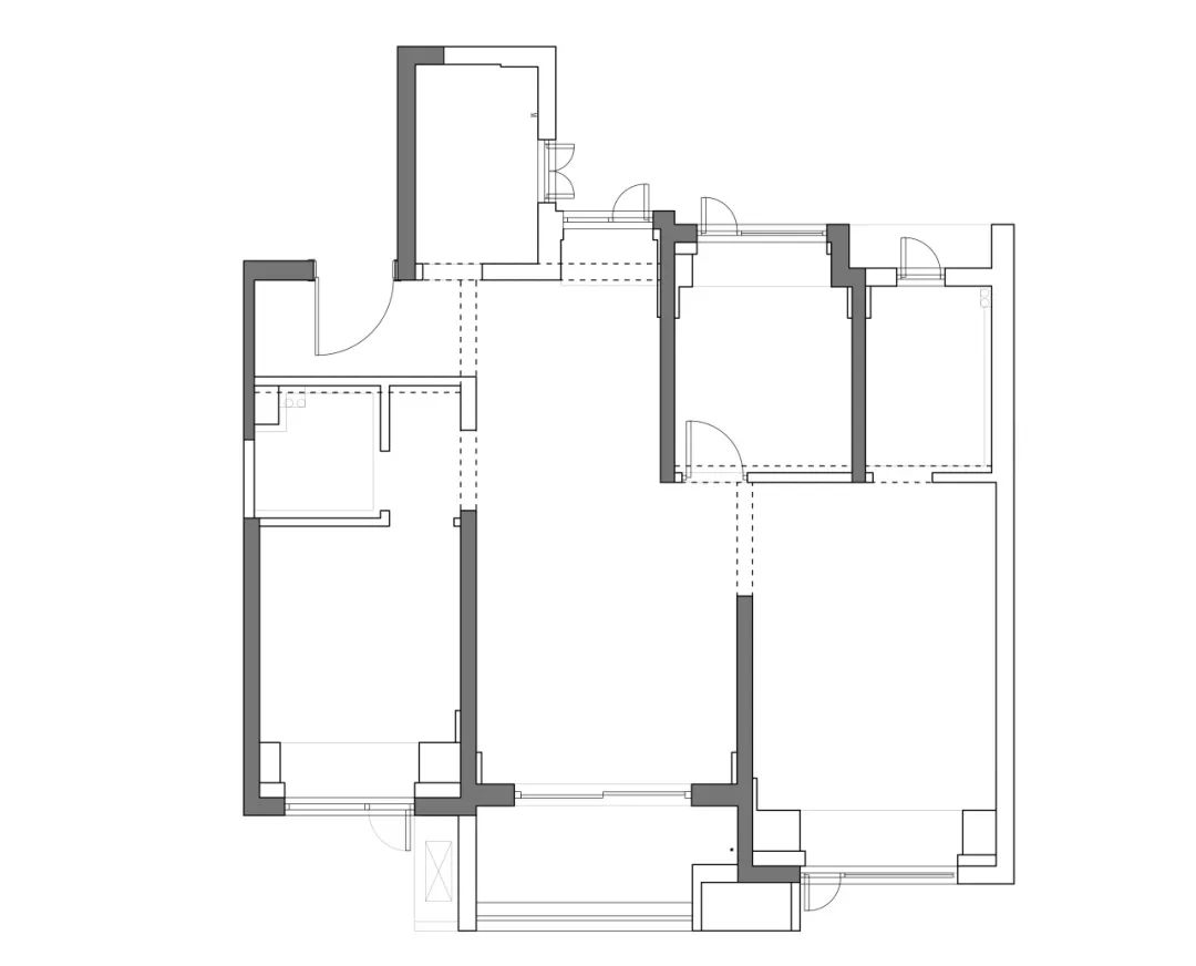 华发中央首府 · 现代极简三室两厅设计丨诗享家设计-65