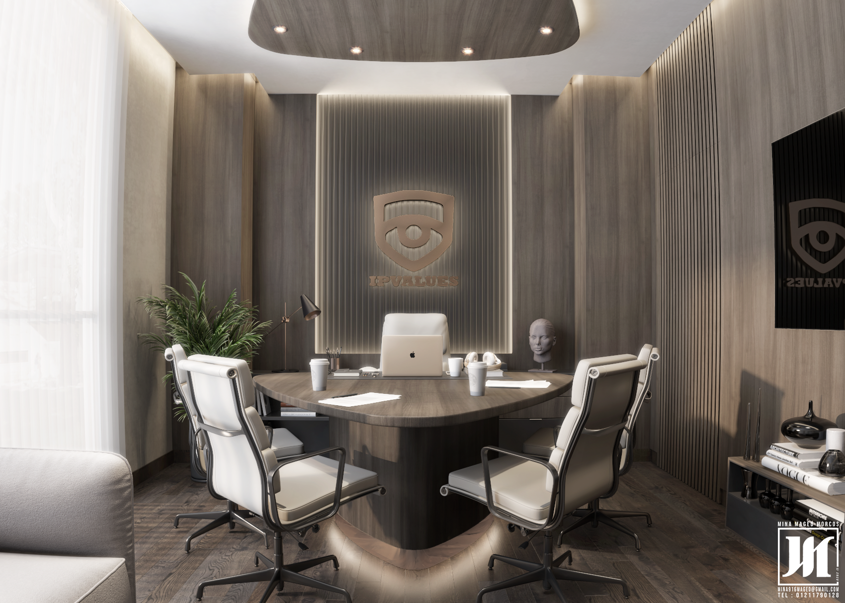 办公项目丨Arch. Mina Maged Morcos-5