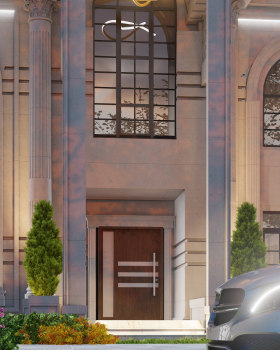 Classic villa design in Kuwait