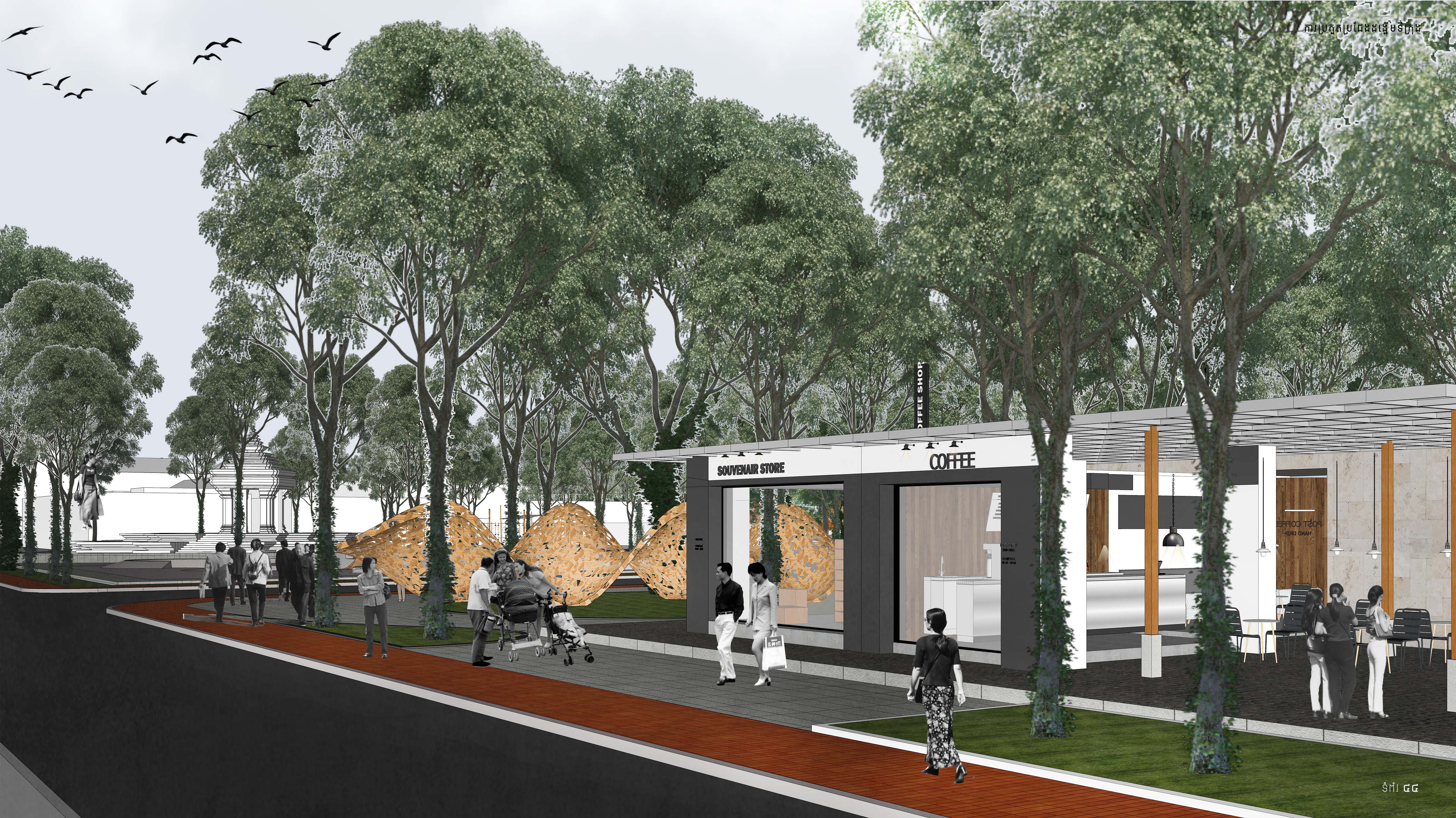 1ST PRIZE/ ACC URBAN DESIGN COMPETITION -WAT PHNOM-46