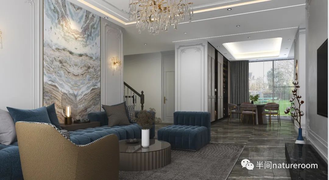 贵阳恒大 320㎡现代混搭软装设计丨中国贵阳丨上海半间设计贵阳分公司-24