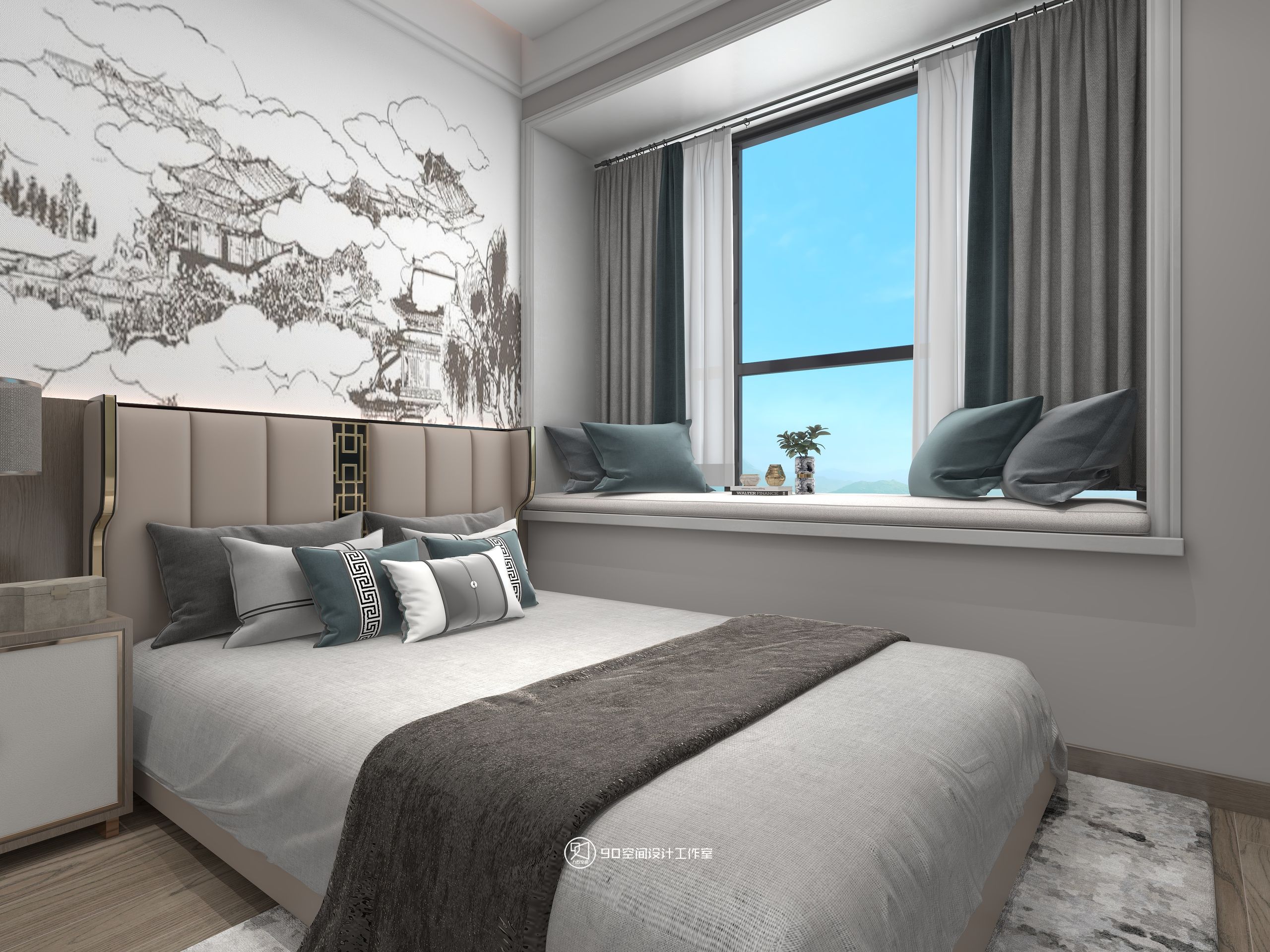 多情种新中式风格126 平方 4 室 2 厅 2 卫-43