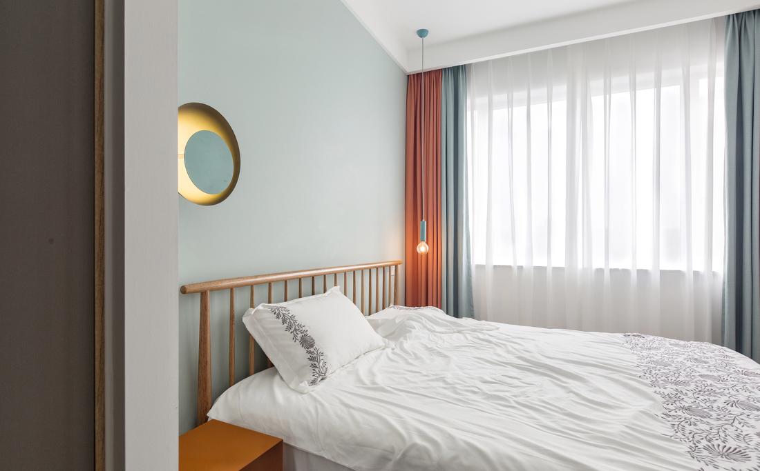 小户型现代简约风设计 | 色彩缤纷,布局巧妙-20