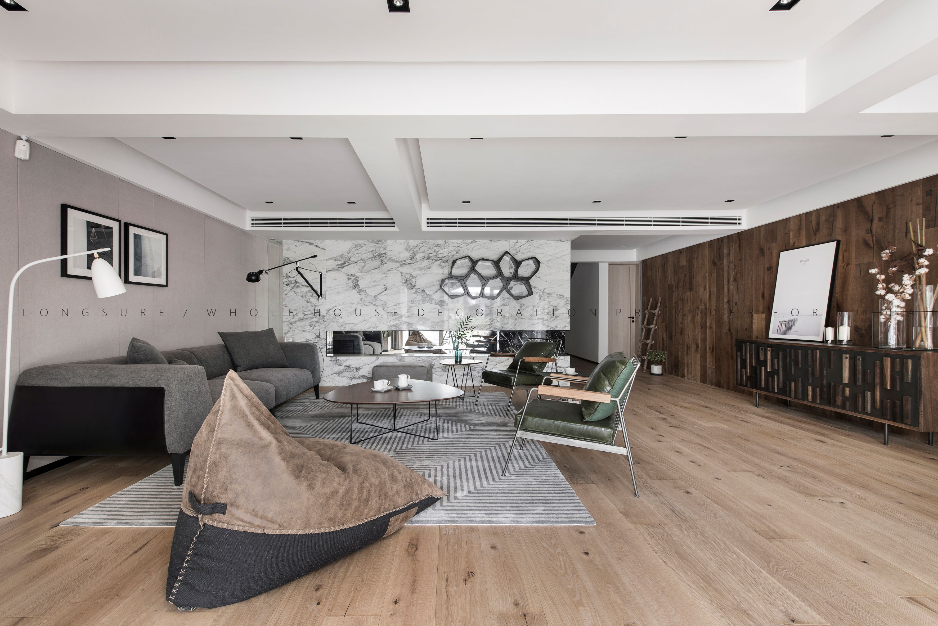 成都朗墅豪宅定制 | 实木整装的艺术-3