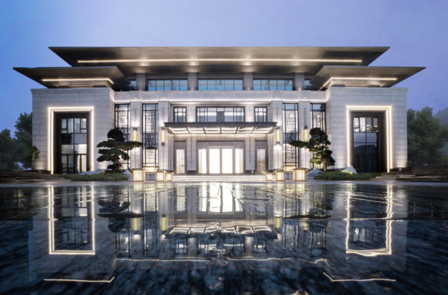 新城·云樾观岭 | 东方美学大宅,融合传统礼序与园林景观-83