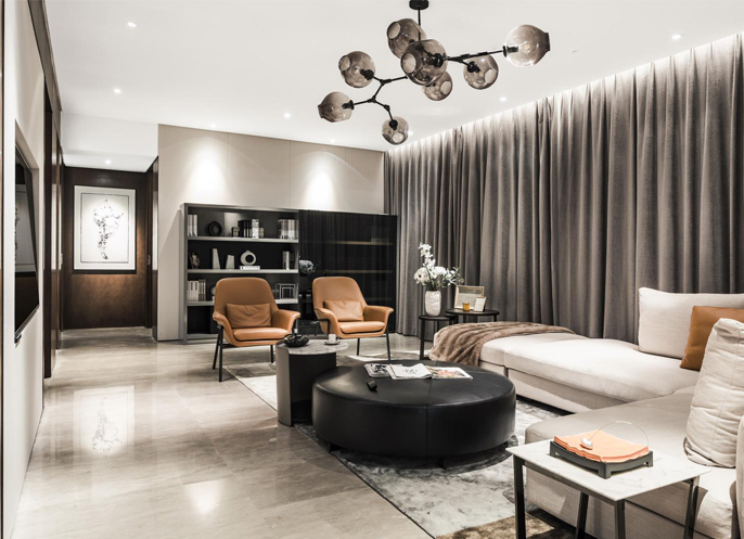 长沙弘德西街二期住宅A户型样板间  直上设计-4