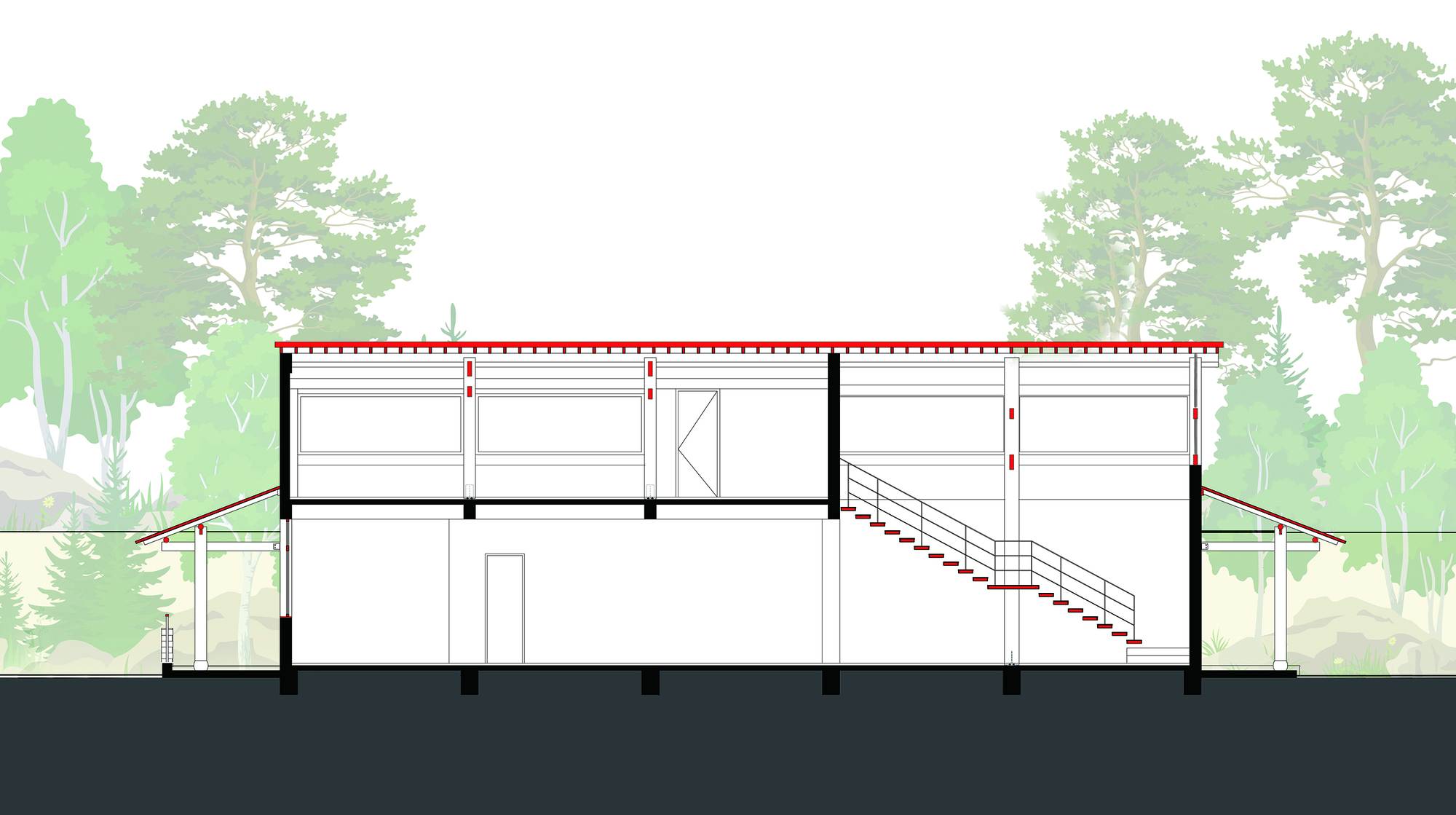 达莎莉乡村咖啡书店丨中国长沙丨ZhiXing Architects-48