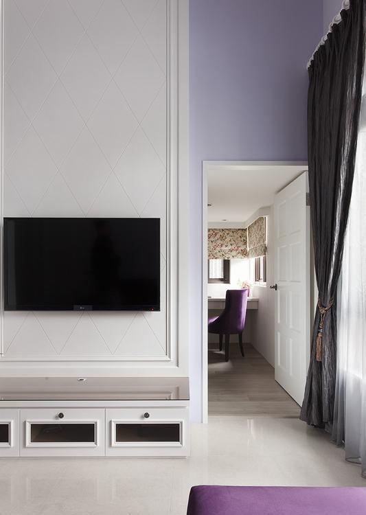 23 坪紫色浪漫屋，空间利用与风水改造的完美结合-12