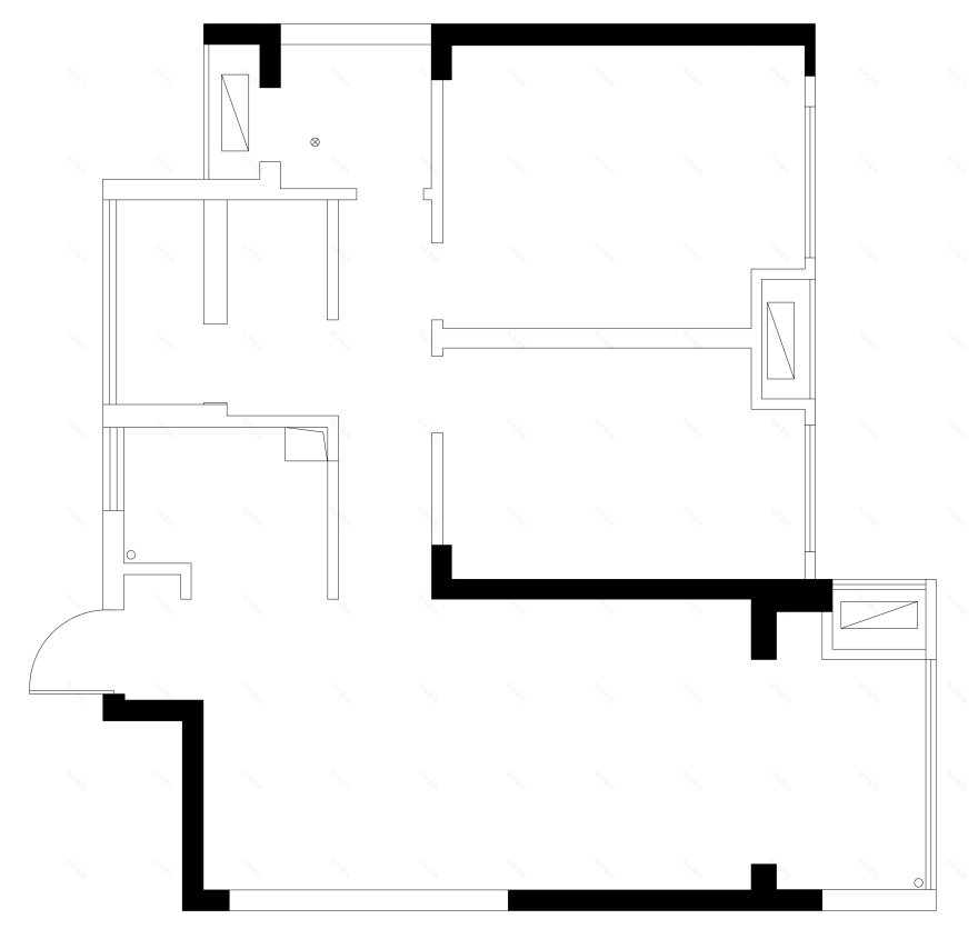 89m2 现代北欧风,京点设计打造合肥禹州天玺舒适住宅-12