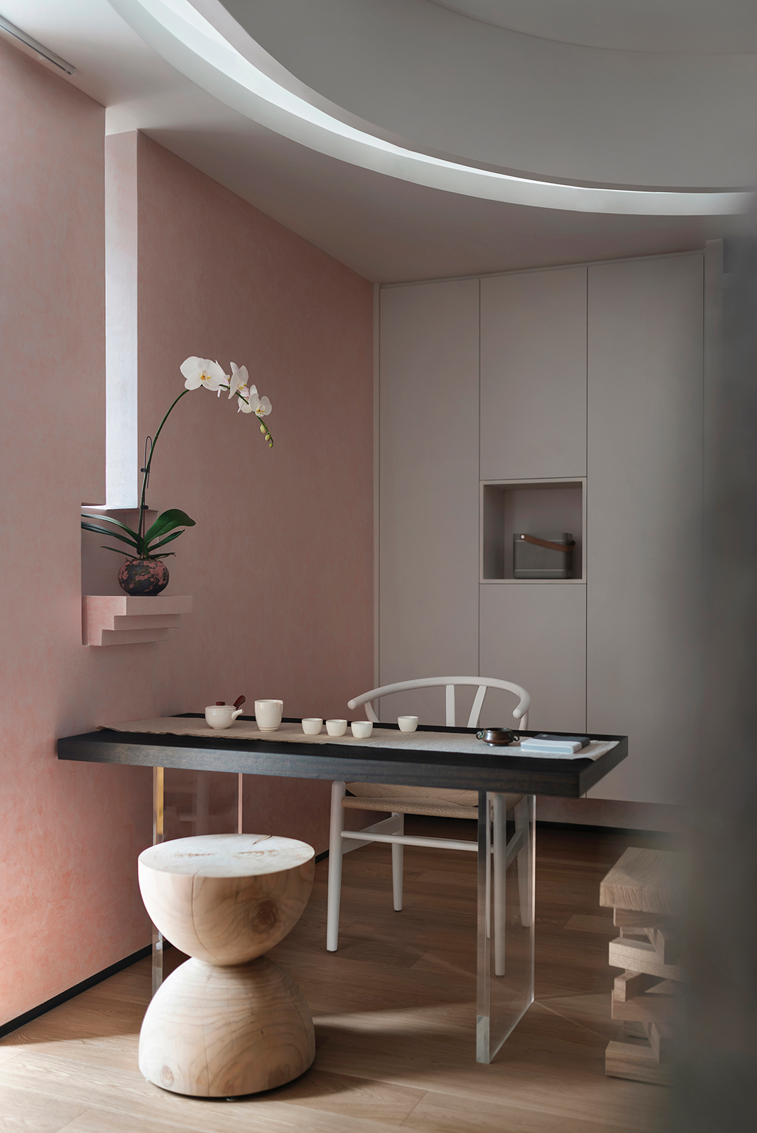 田间之上中国湘菜馆丨中国广州丨黑白木设计-154