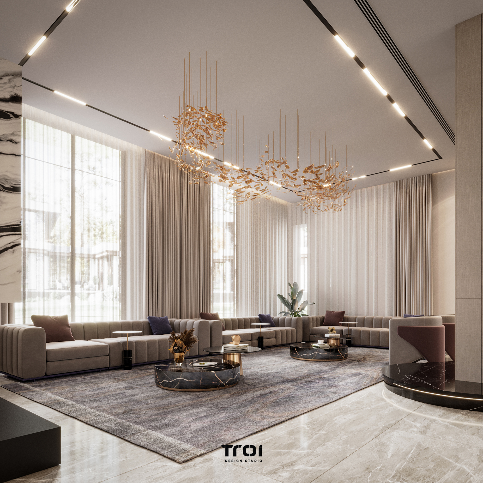 KSA 女性 Majlis 设计丨沙特阿拉伯丨Troi Design Studio-10