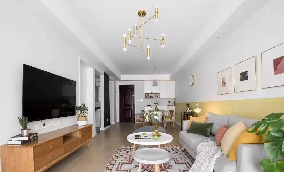 春日北欧风,100㎡糖系 3 室 2 厅的惬意生活-8