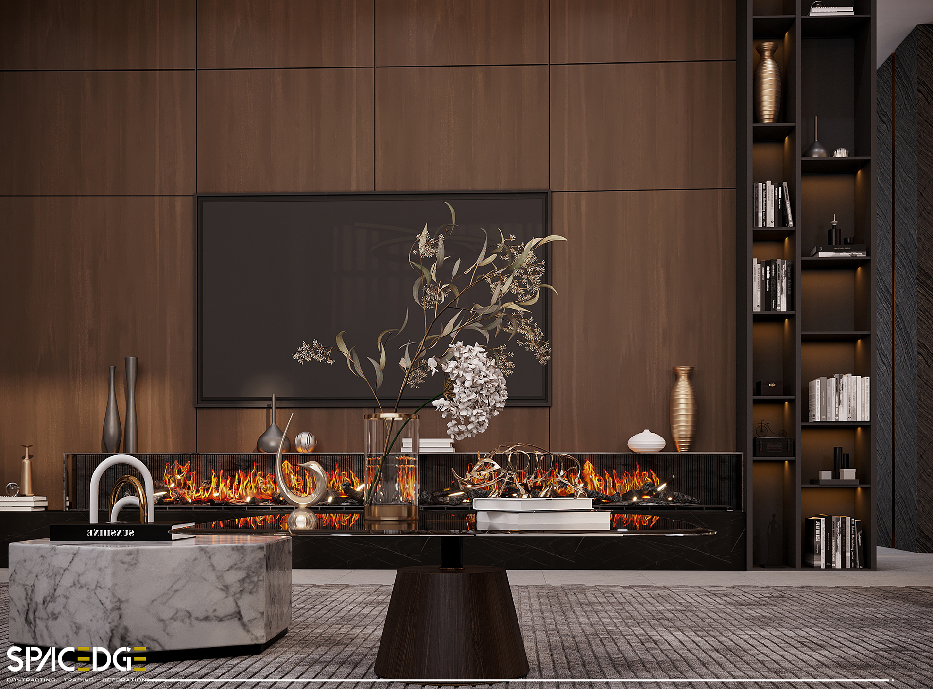 FAMILY LIVING AREA 设计丨卡塔尔多哈丨NADA RADWAN-13