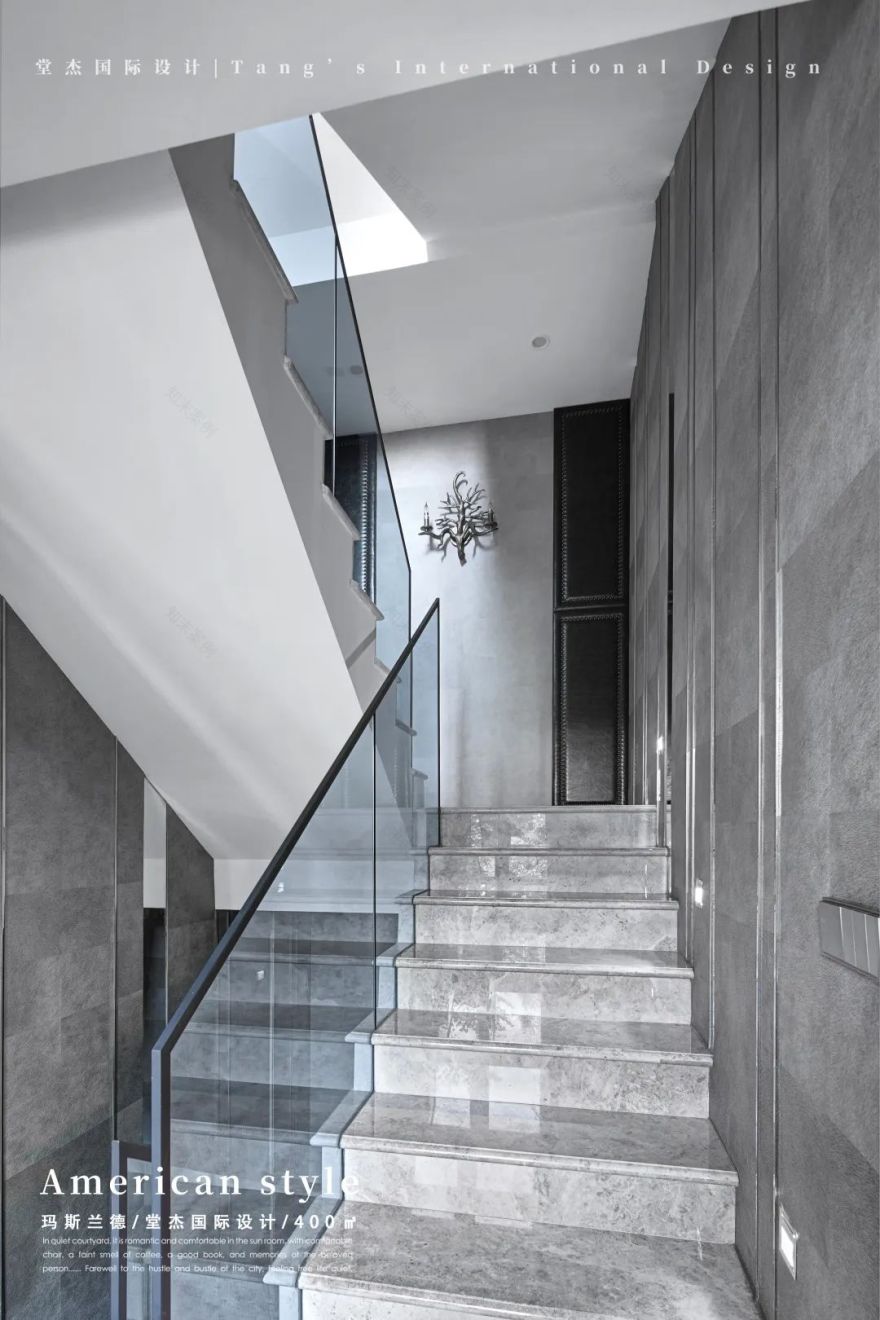 南京玛斯兰德 400㎡美式融合风格别墅丨中国南京丨堂杰国际设计-33