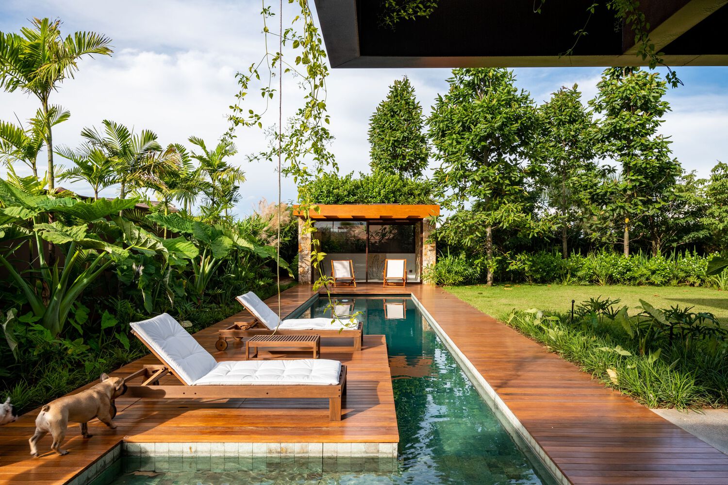 绿意盎然与自然共生的巴西家庭住宅丨巴西圣保罗-29