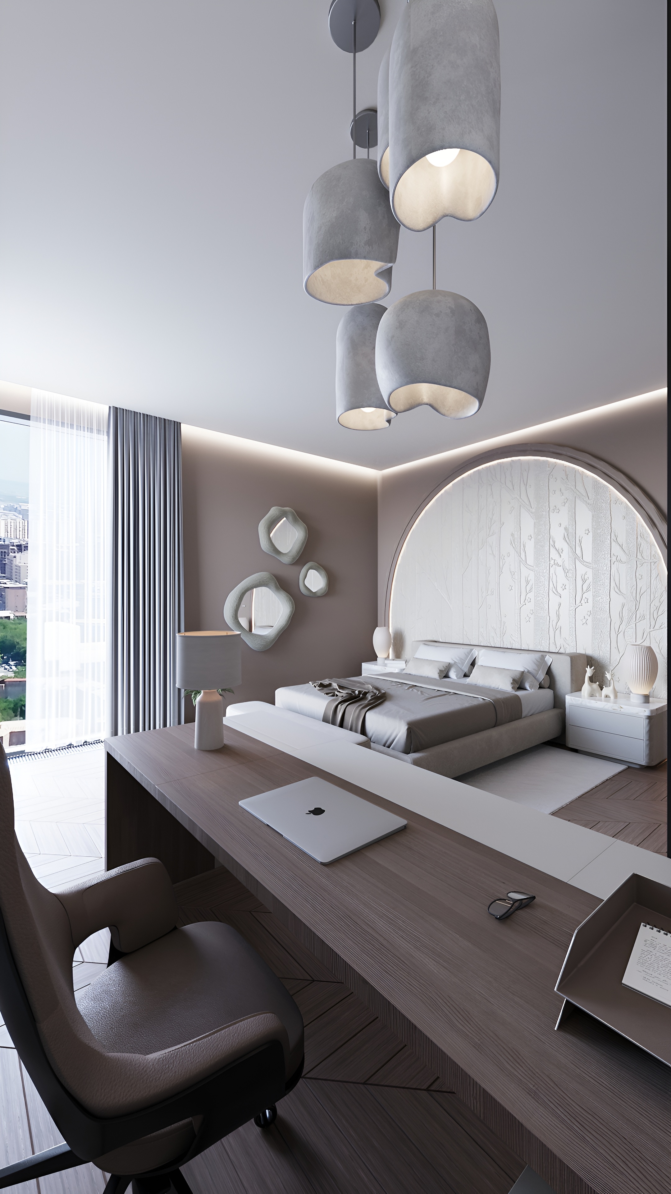 3D визуализация спальни-5