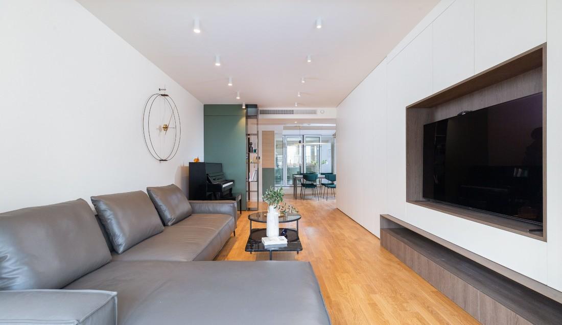 现代极简风“超爱囤货屋主”的家 | 隐藏与开放的空间设计-0