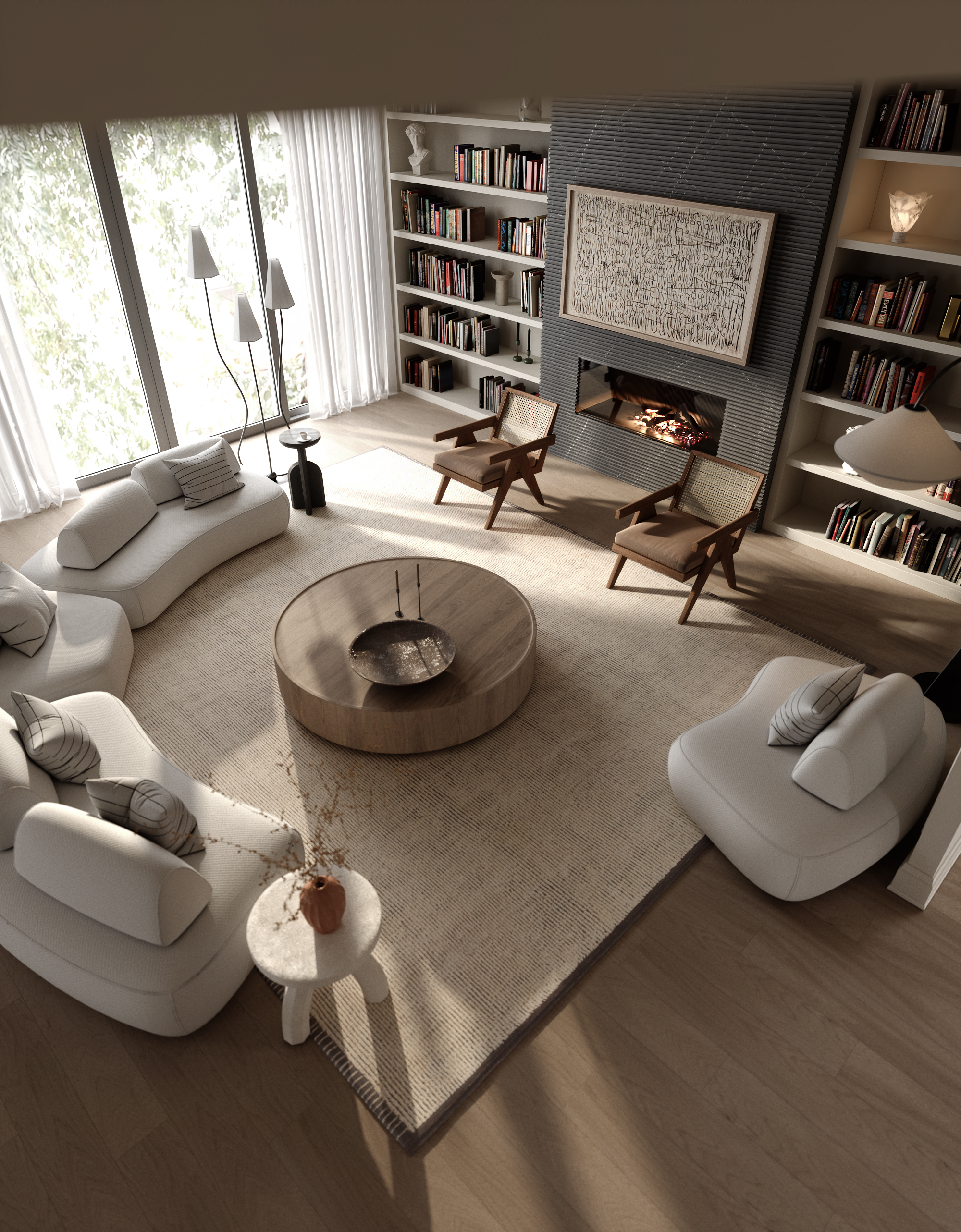 新泽西450平方米住宅室内设计丨美国新泽西丨ADD DESIGN-17