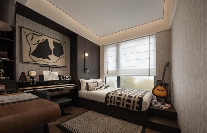 贵阳万科·未来溪地135㎡样板间丨中国贵阳丨软装GNU金秋设计,硬装深圳市梵一舍室内装饰设计-33