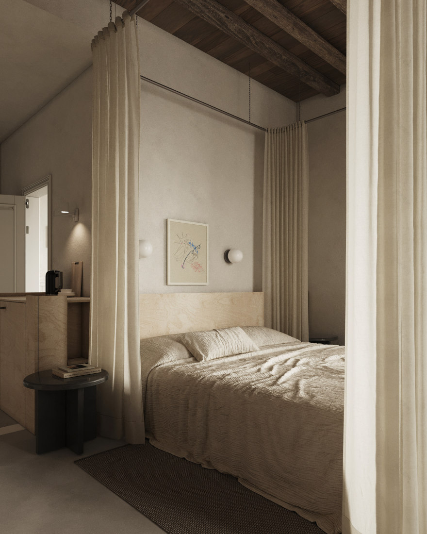 老妇人庄园(STARINKI PLACE)
注:УСАДЬБА常见意思是庄园、别墅 ,СТАРИНКИ可理解为老妇人 ,这里结合语境将 STARINKI PLACE 翻译为老妇人庄园 丨白俄罗斯丨ZROBIM architects-110