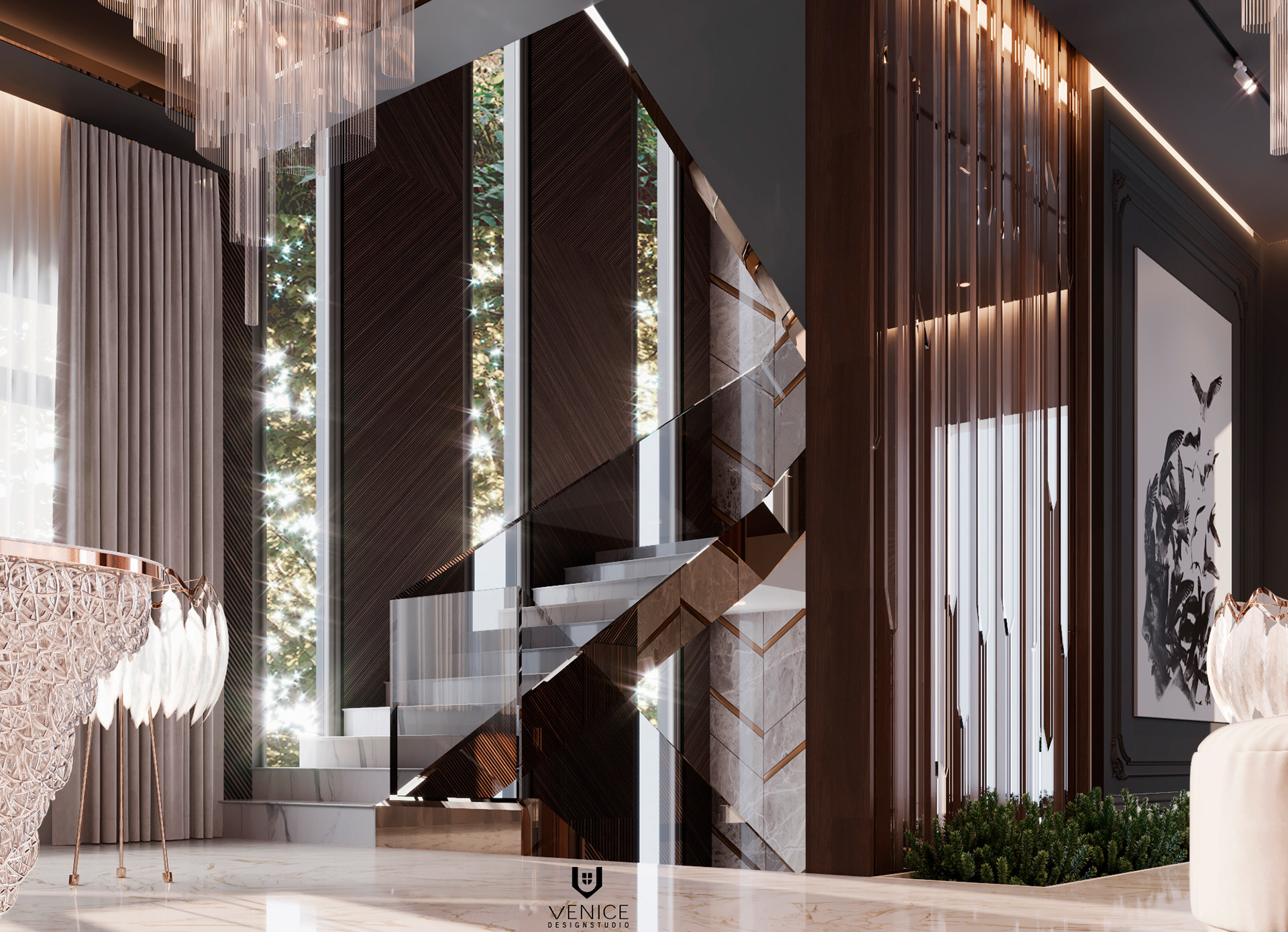 豪华楼梯丨Mohammed Yossef-20