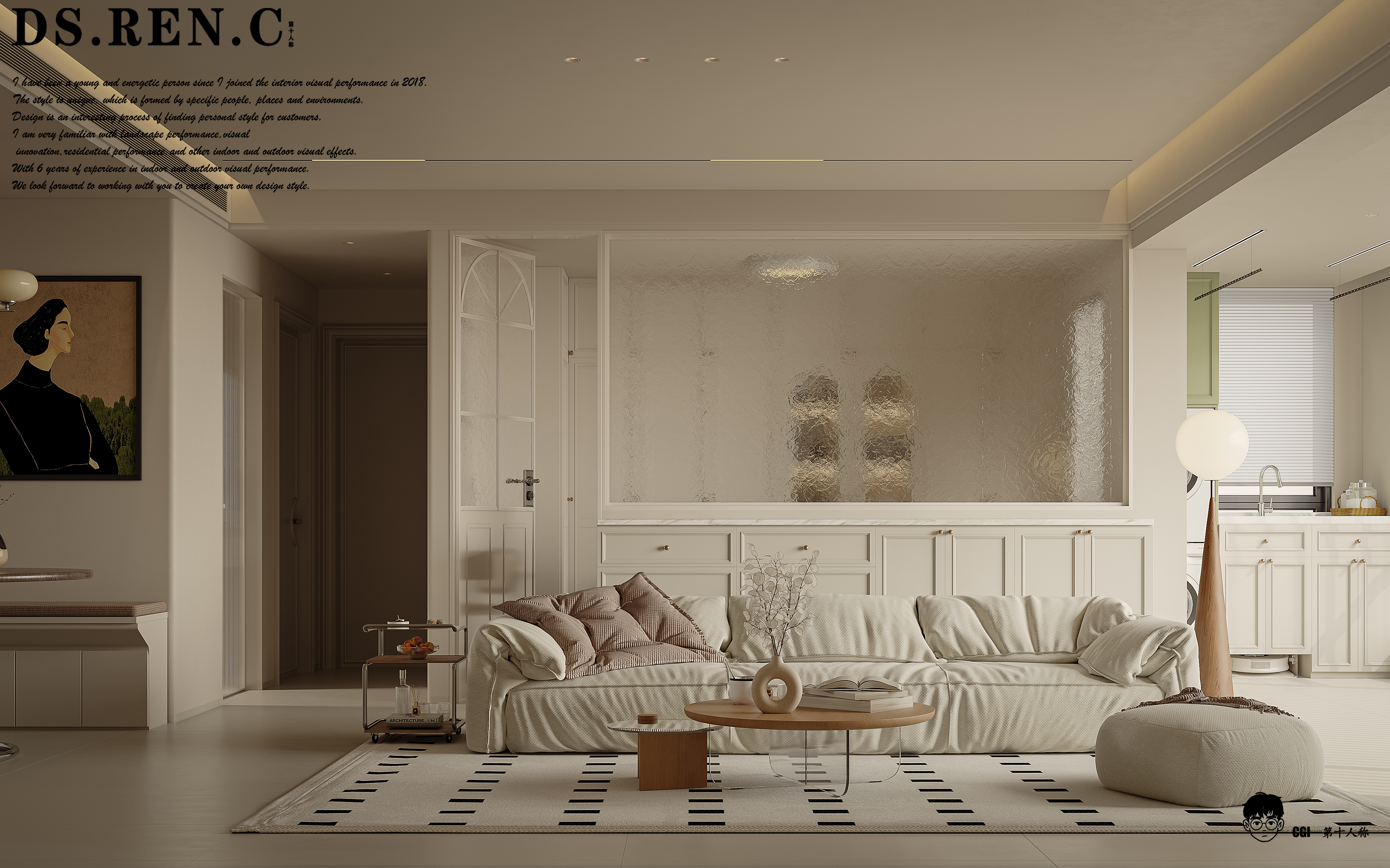 奶油风客餐厅丨中国六安丨莫里工作室-18