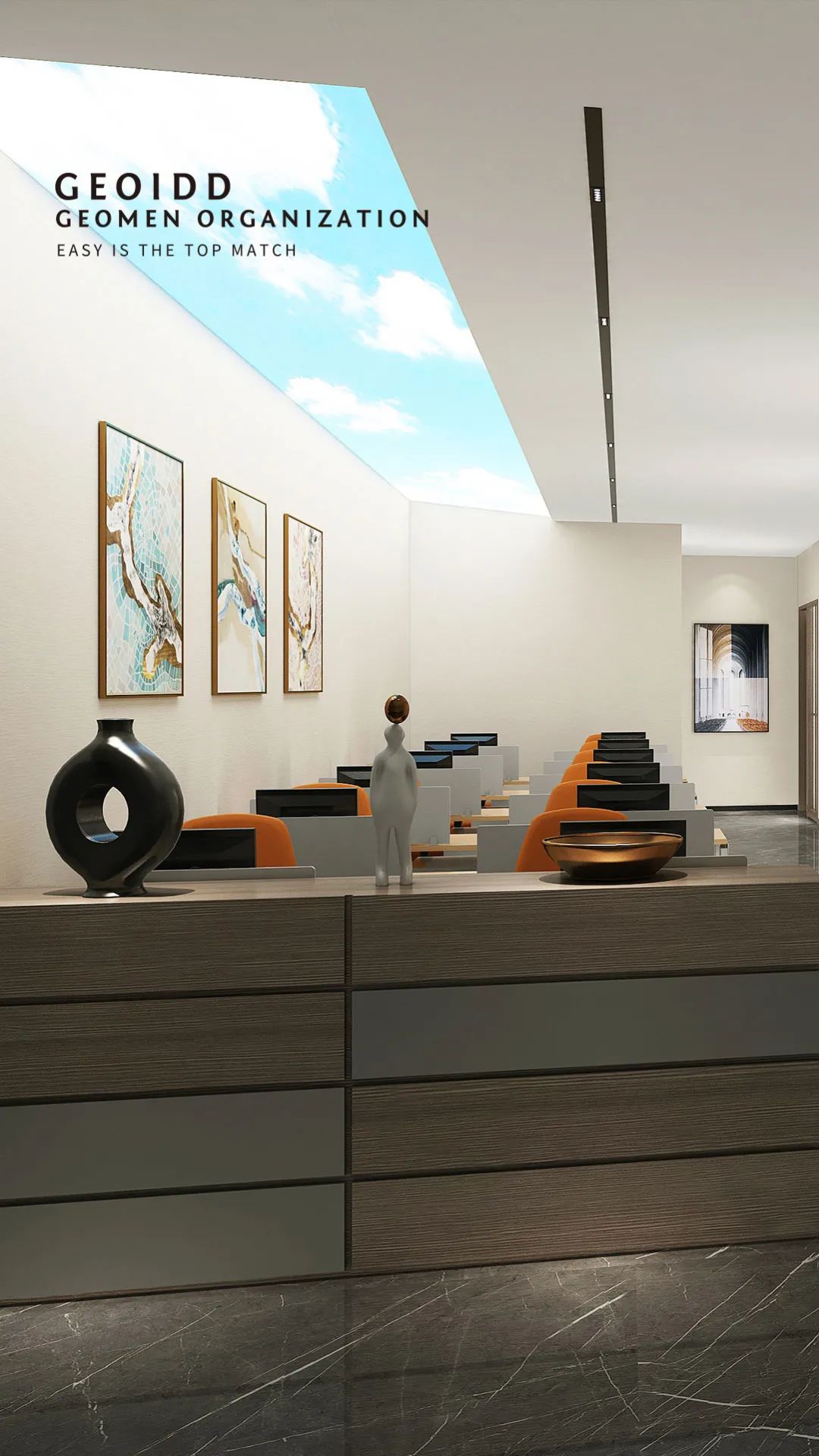 黑石办公室 | 木水空间设计事务所打造商业连锁新典范-9