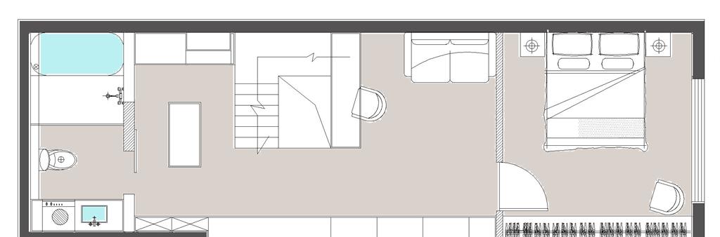 50㎡现代简约 LOFT 别墅设计-49