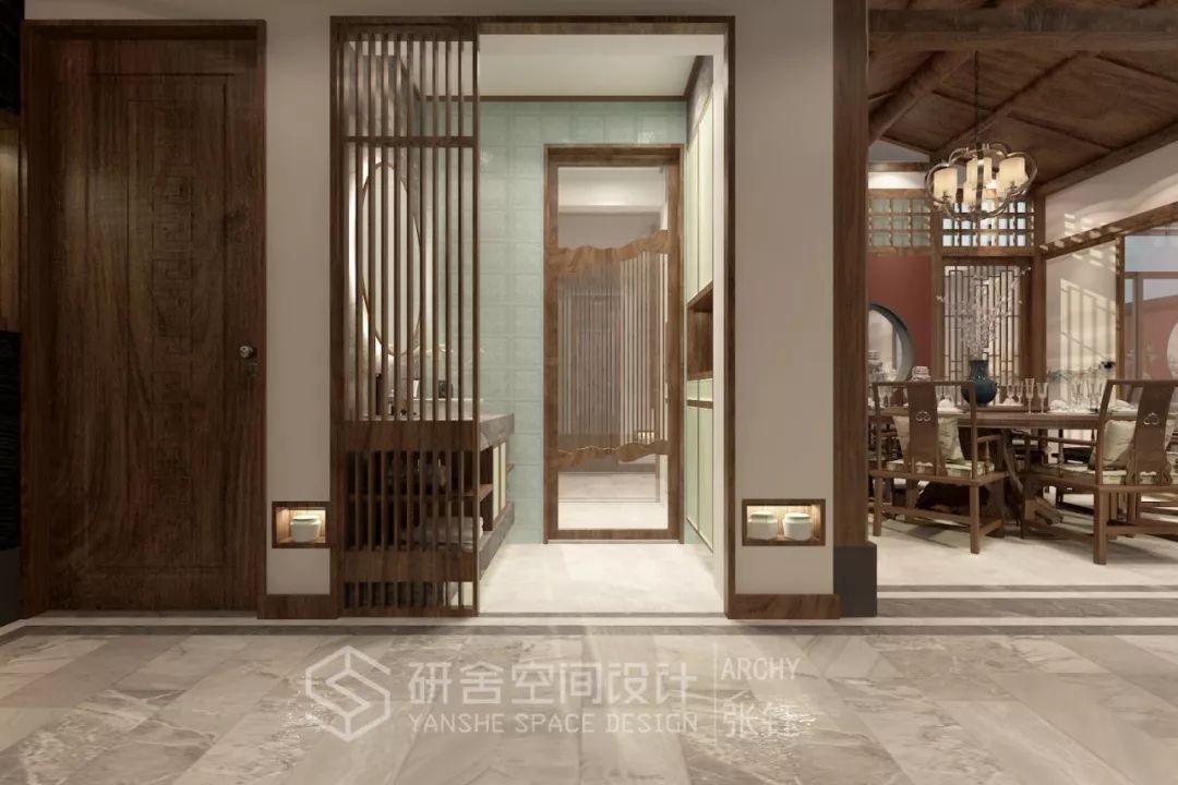 研舍.设计 | 中式庭院“龙隐半山”-47