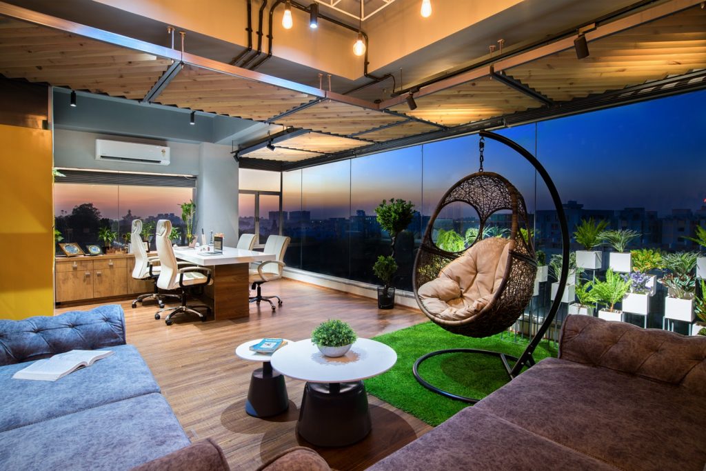 低成本且氛围宜人的办公空间设计丨印度丨Chirag Raj Design Studio-12