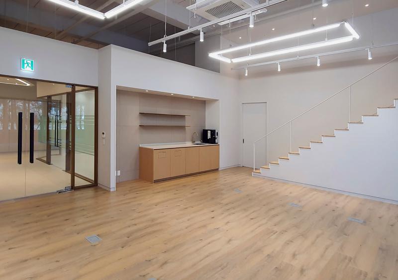 环保氛围的 90 平米化妆品原料公司办公室设计-14