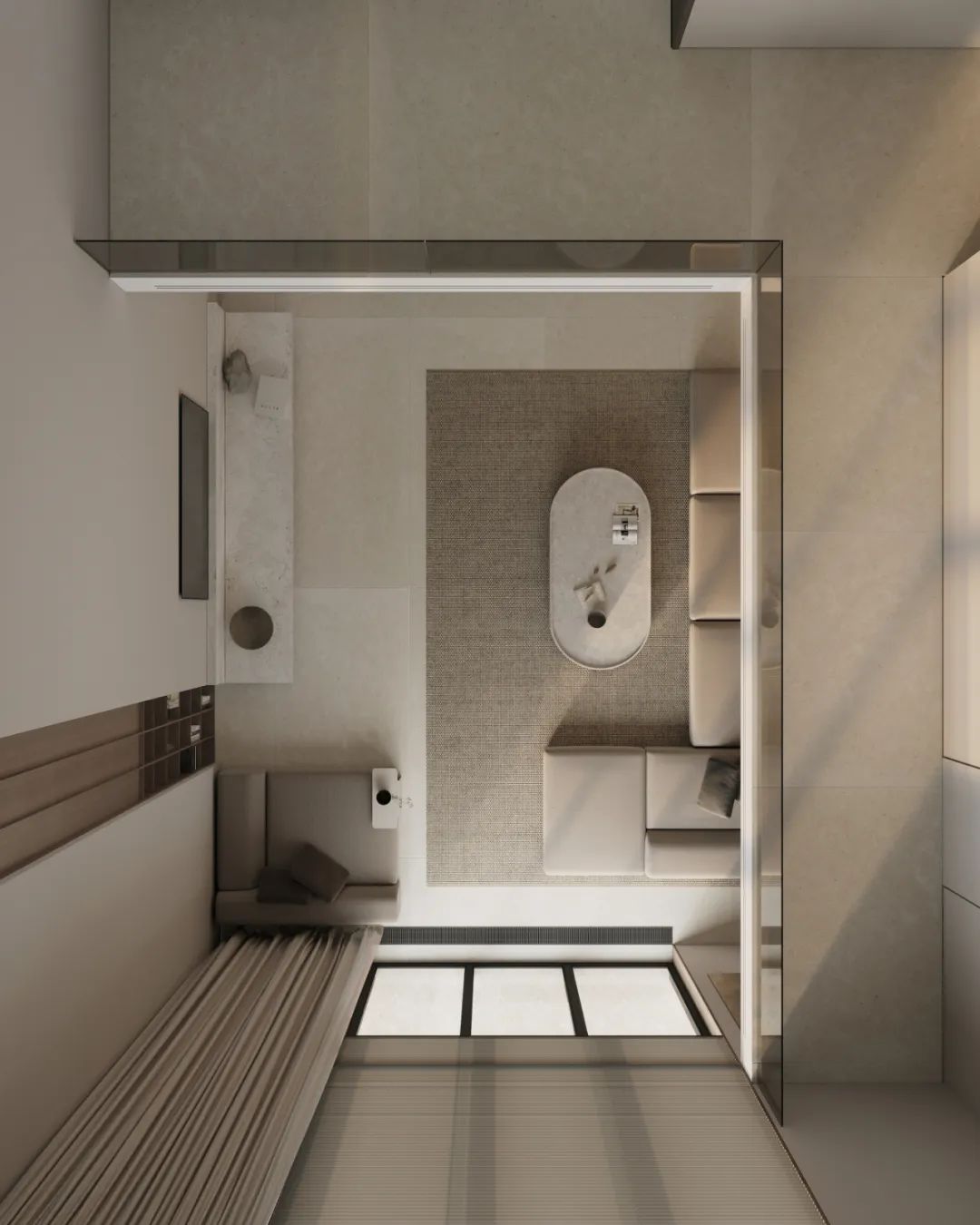 奶白色极简主义设计丨美国纽约丨Tetiana Aleksandrenko-23