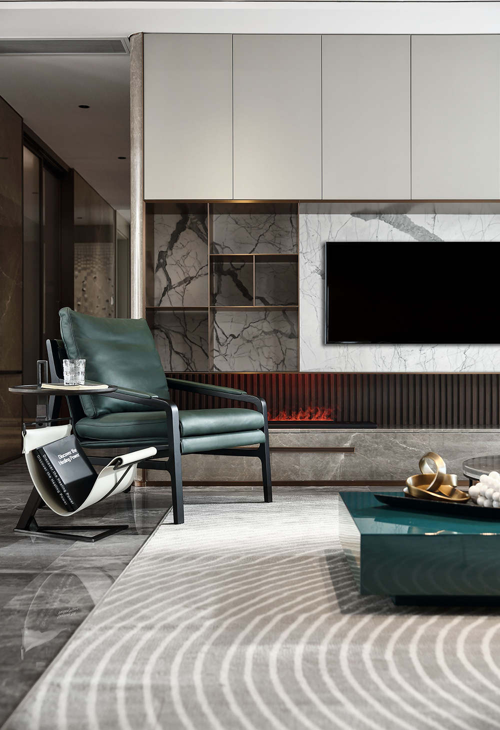 造就设计--简洁高级灰165㎡-3