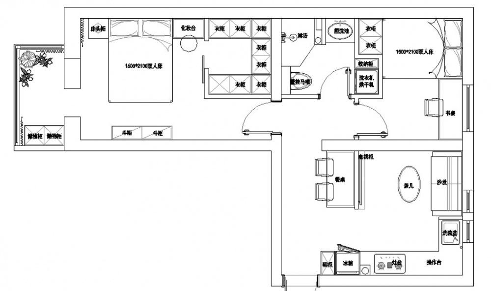 多功能空间设计,打造低调内敛家居风格-20