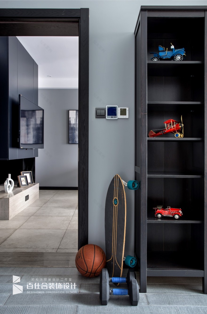 自“游”空间——139㎡摩登洋派现代宅 百仕合装饰设计-36