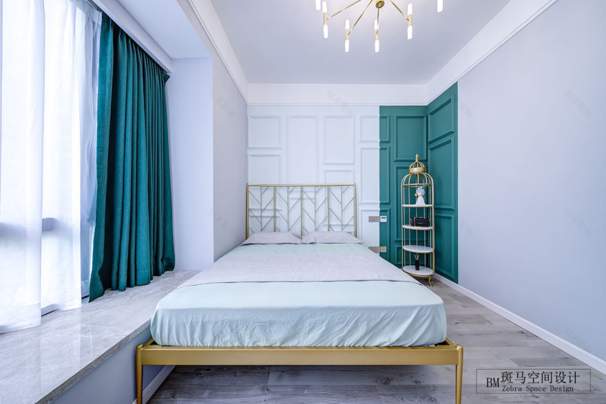 马卡龙色的浪漫空间 | 深圳庐峰翠苑 120 平方少女心设计-26