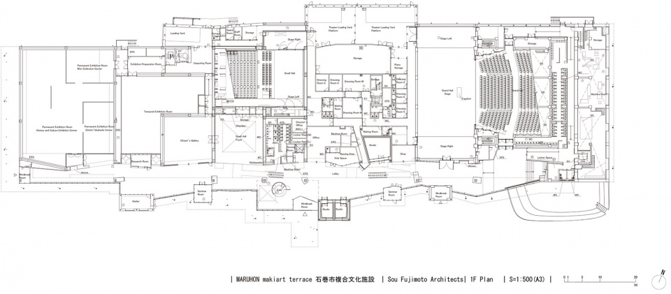 石卷市综合文化设施丨日本丨藤本壮介建筑设计事务所-42