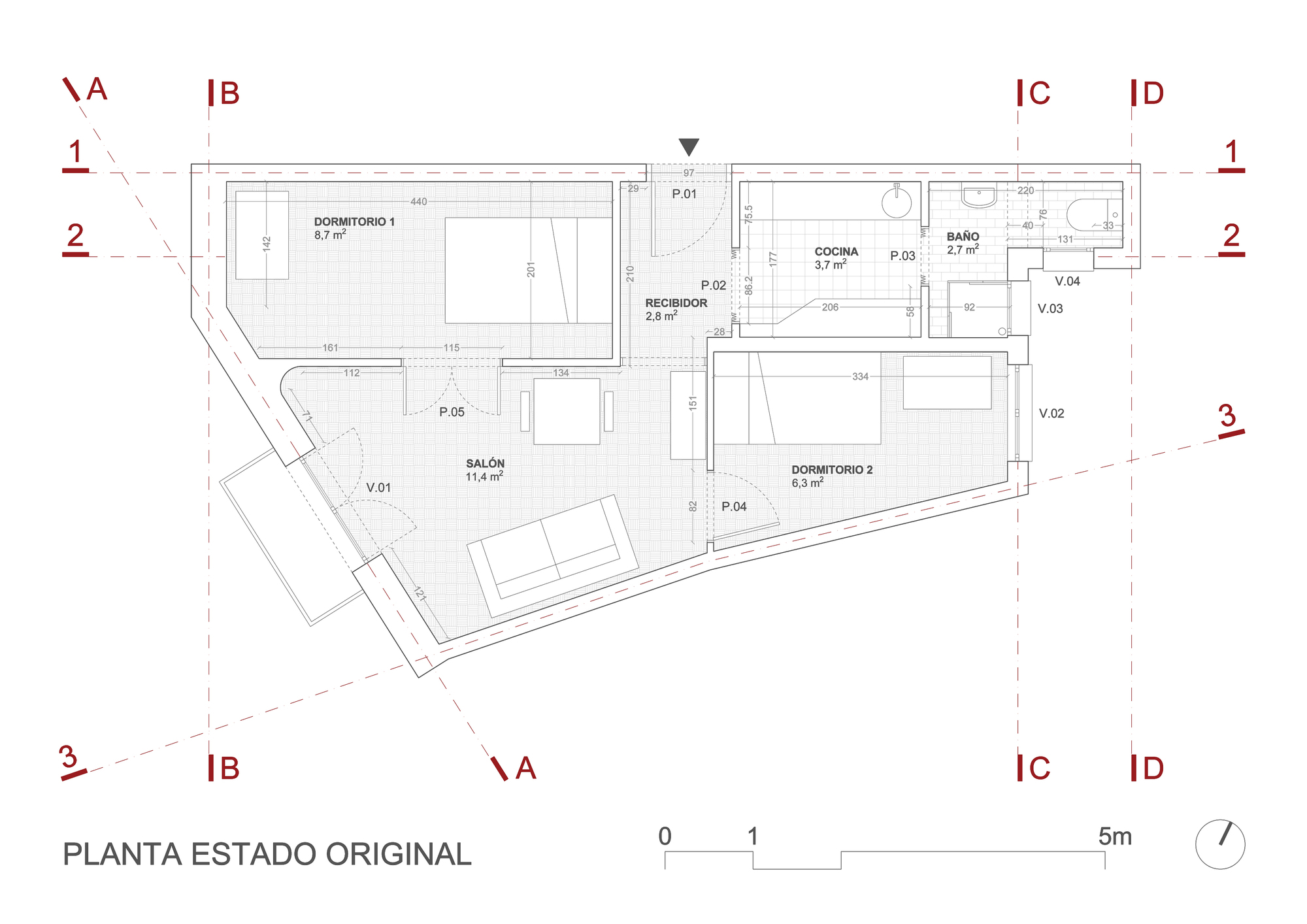 多户住宅或多个房屋丨西班牙马德里丨P+S Estudio de Arquitectura-25