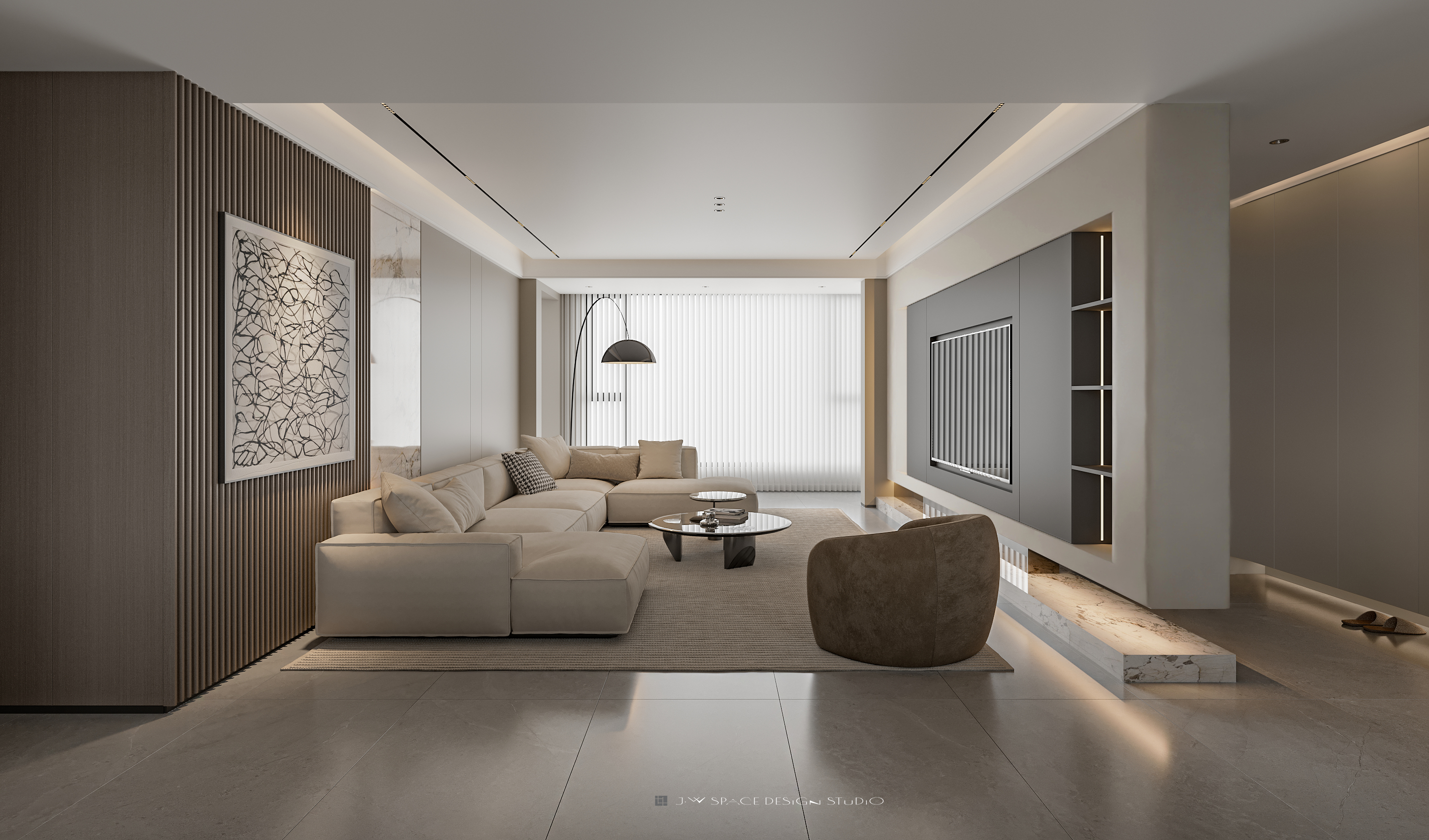 国宝凯瑞洋房平层室内设计丨中国洛阳丨井外空间设计-12