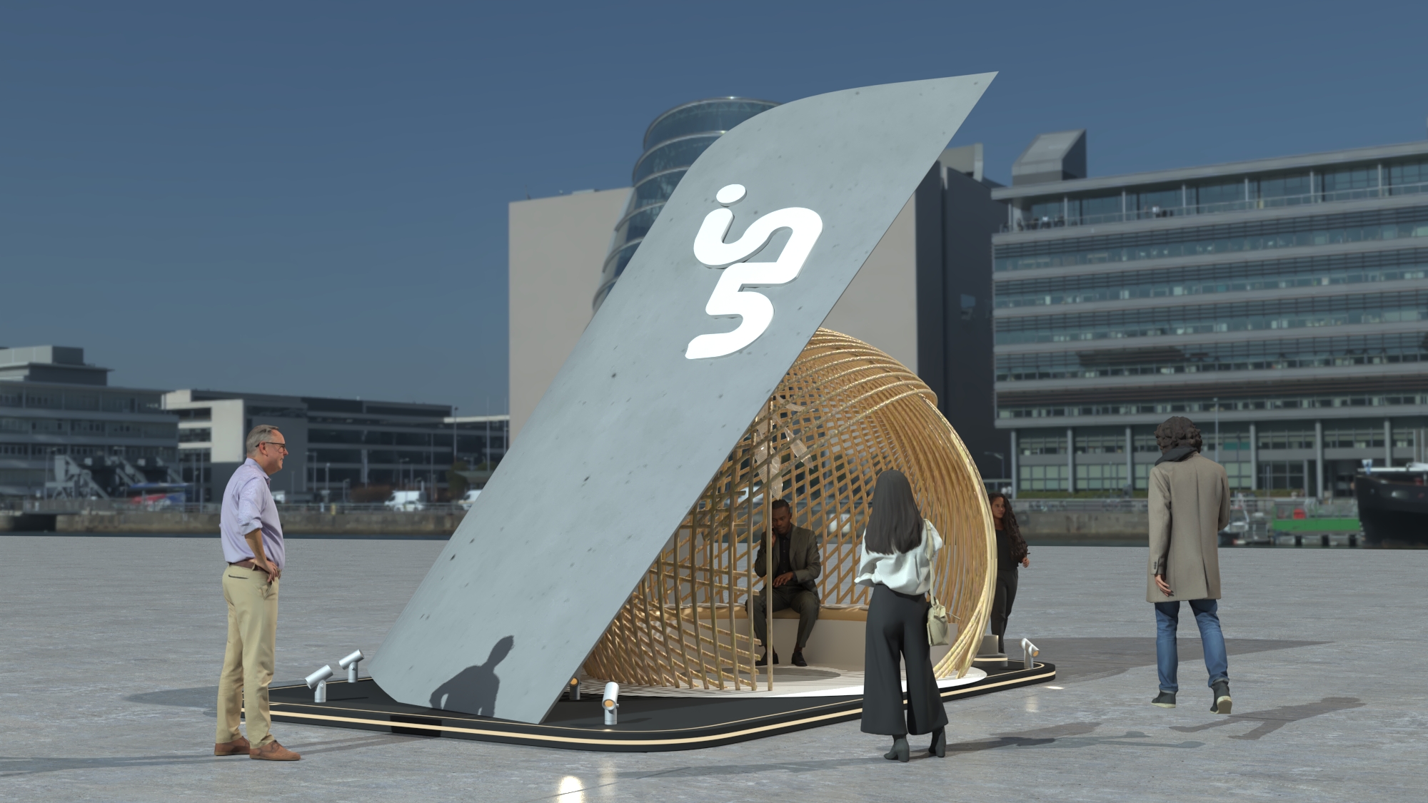 dubai design week stand design for in5design-7