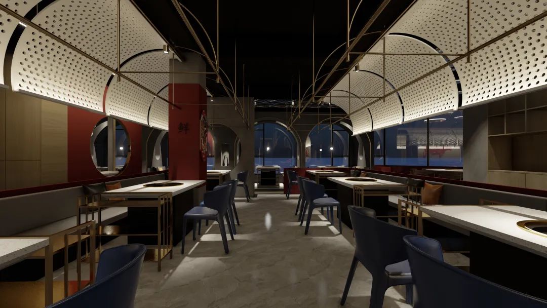 红汕坊新派潮汕牛肉火锅丨中国洛阳丨洛阳市晟宁装饰工程有限公司-17