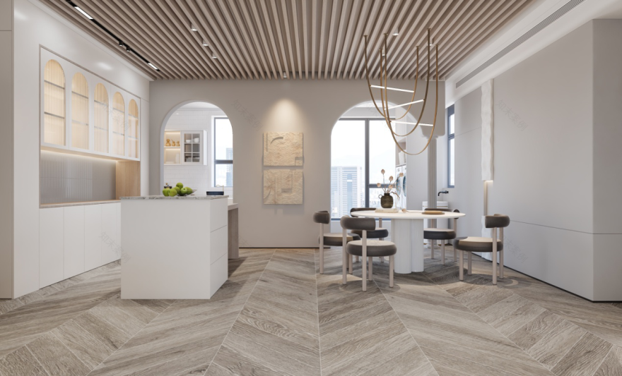 荆州 199㎡淡妆空间,自然与优雅的完美融合-27