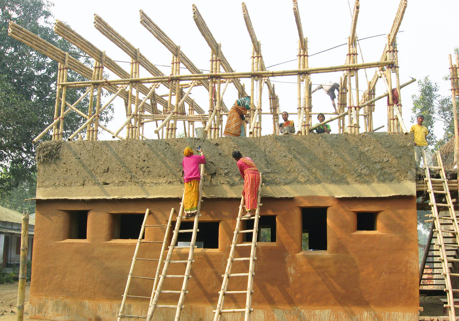 DESI职业学校,孟加拉国 / Studio Anna Heringer-9