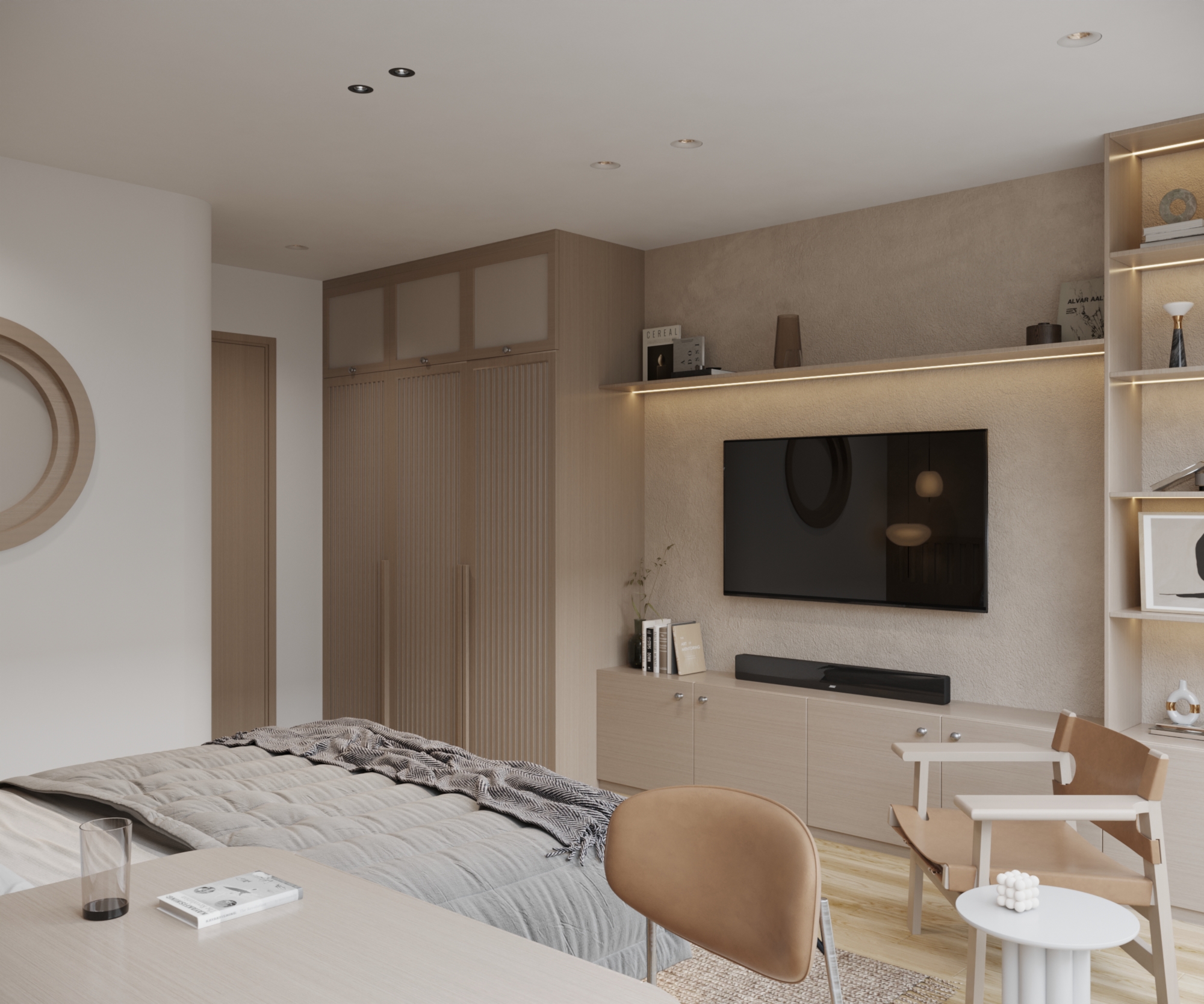 现代简约，单身公寓丨越南河内-8